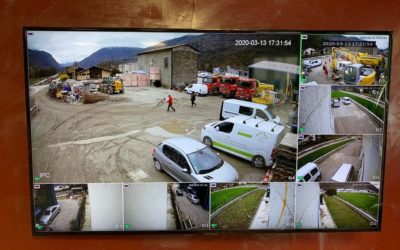 Installation vidéosurveillance dans un bâtiment commercial à La Bathie en Savoie